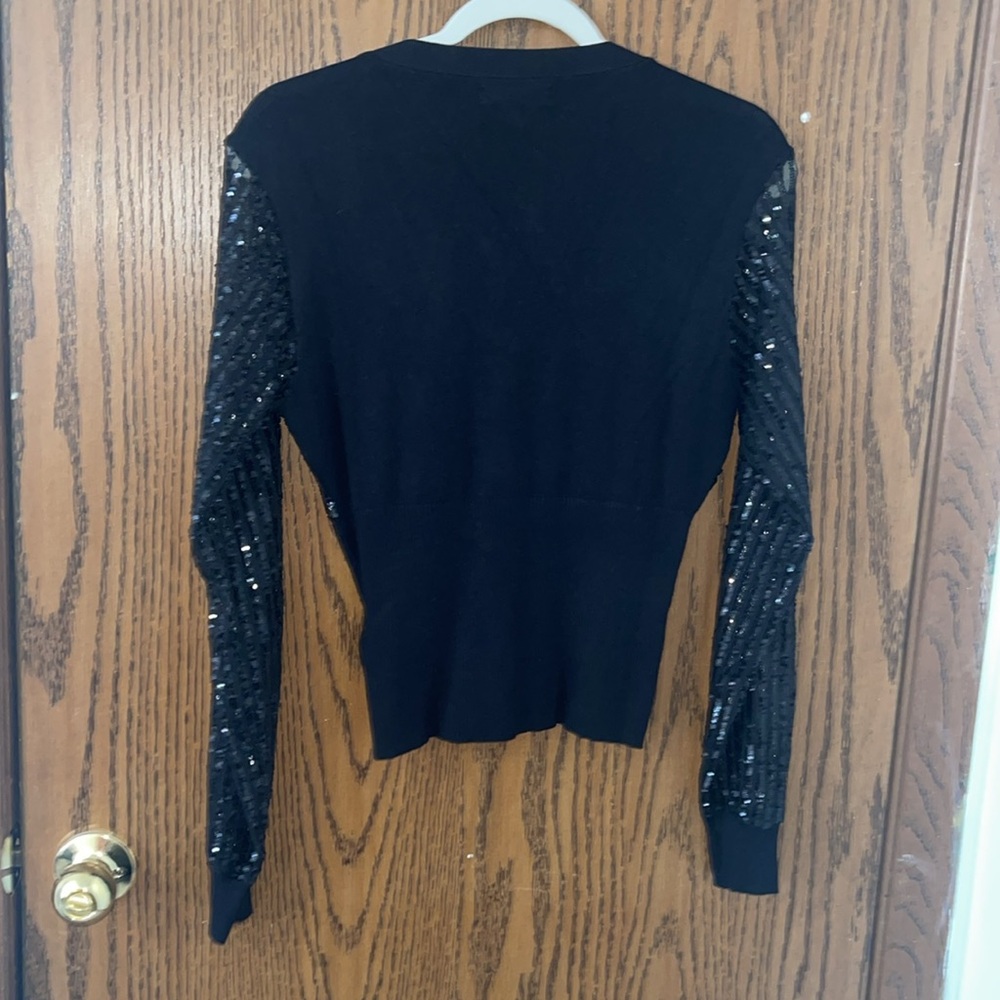 Guess Los Angeles sequins Cardigan, like new! Medium - Picture 10 of 11
